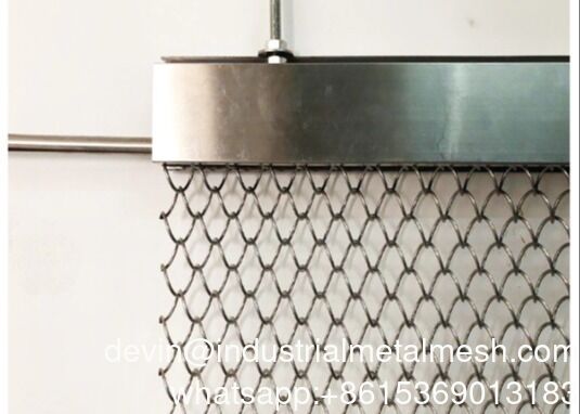 Lưới dây rèm cuộn Lưới kim loại Lưới trang trí