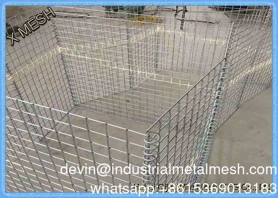Hộp Gabion Giáp Trung Quốc Nhà cung cấp Hộp Gabion Hàn 1X0.5X0.5m 3.5-4.5mm
