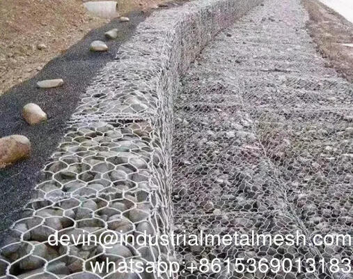 Chân dây Gabion bền nóng đắm galvanized hàn lưới để bảo vệ sông