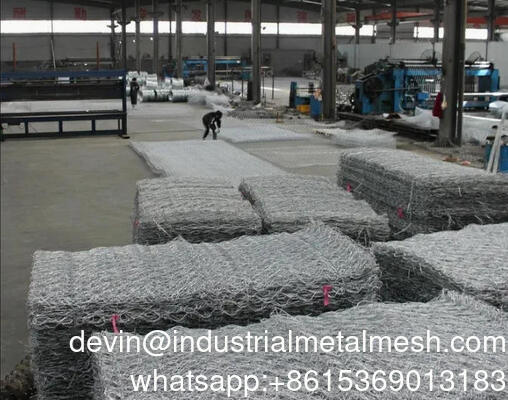 Phòng chống tường Gabion Wire Mesh hàng rào Stone Cage Box Basket Gabion