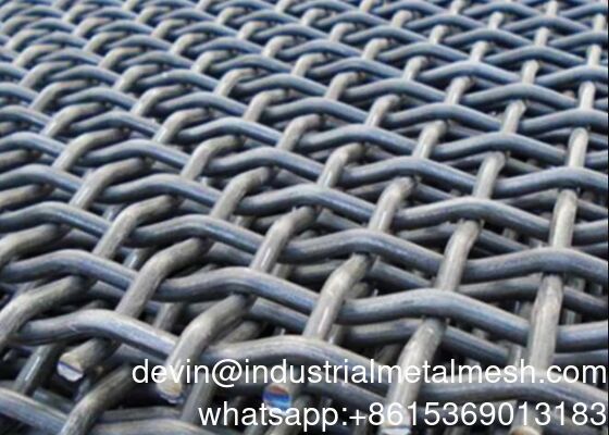 Ss 304 316 316L 321 Crimped Mesh cho mỏ than rung màn hình Crimped Wire Mesh
