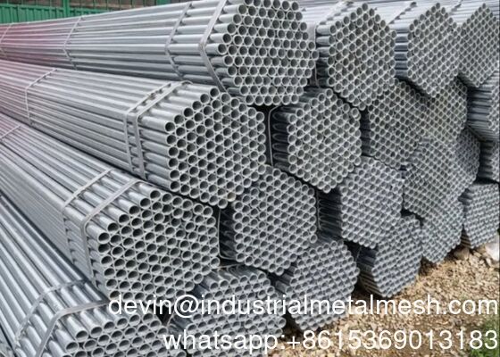 Độ bền cao ống phủ kẽm thép kẽm ống tròn ống vuông