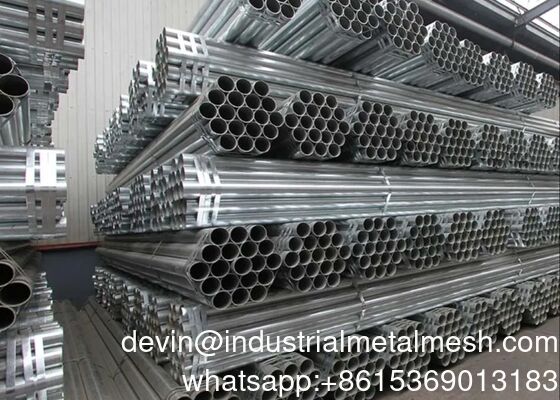 Ống thép đan nóng galvanized liền mạch hàn Gi rỗng đường ống ERW