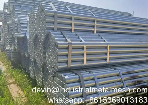 Ống thép đan nóng galvanized liền mạch hàn Gi rỗng đường ống ERW