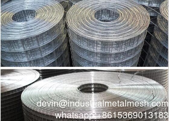 16 Gauge 1 X 1/2 Inch Galvanized Welded Wire Mesh Roll cho nuôi động vật