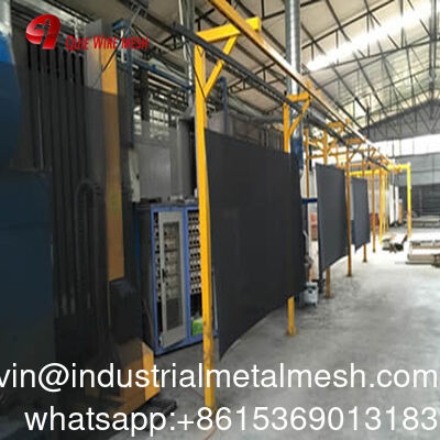 Cửa lưới chống côn trùng bằng thép không gỉ sơn tĩnh điện màu đen 304