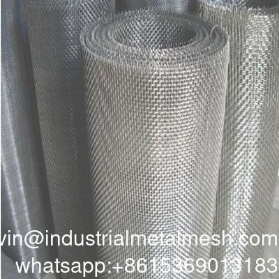 5.5m 6m 5m 4m AISI304 316 Stainless Steel 1.2mm 5X5 Mesh Wire Mesh Screen cho nhà máy giấy