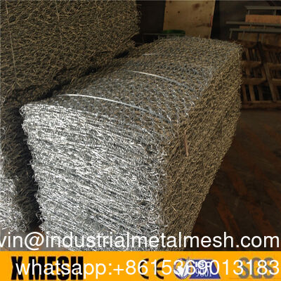 Bảo vệ độ dốc Gabion Net Hot-DIP thép kẽm lưới dây