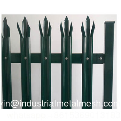 Hàng rào Palisade Sơn tĩnh điện và Mạ kẽm nhúng nóng Giá cả phải chăng