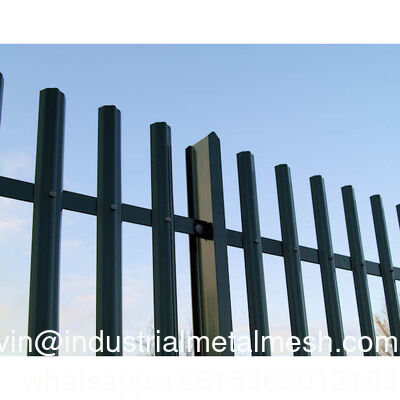 Hàng rào Palisade mạ kẽm Kiểu Châu Âu Hàng rào Palisade Thép Kiểu D W Tấm hàng rào Palisade Vườn