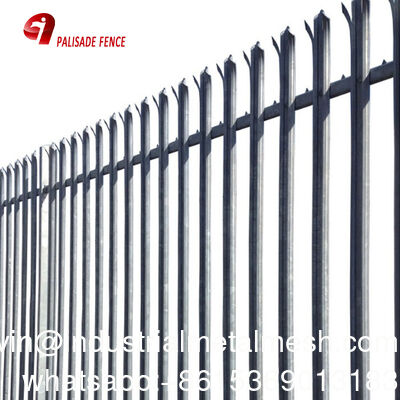 Metal Palisade hàng rào D và W hình dạng hàng rào an ninh hệ thống