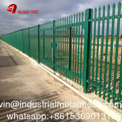 Thép góc mạ kẽm nhúng nóng hàng rào an ninh Palisade cho Châu Âu