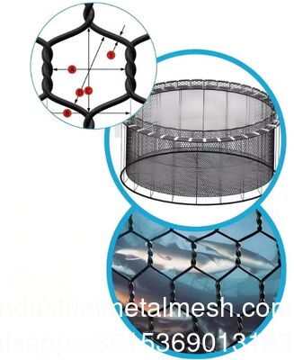 Mạng đánh cá PET cho chuồng cá tròn và vuông