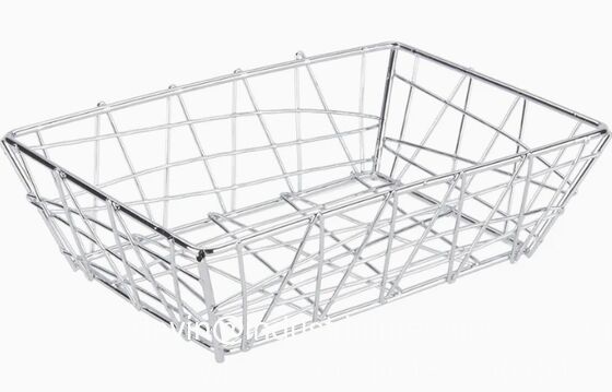 Giỏ đựng trứng bánh mì thức ăn nhanh bằng thép không gỉ thiết kế OEM mới