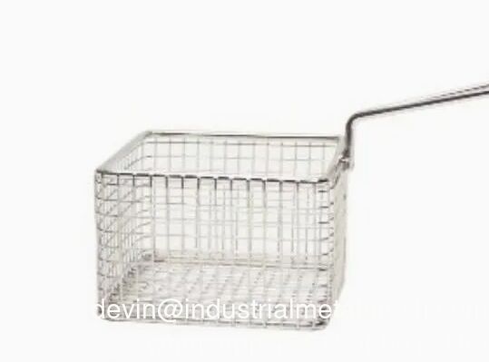 Giỏ chiên bằng thép không gỉ bền bỉ cho món chiên giòn dễ dàng