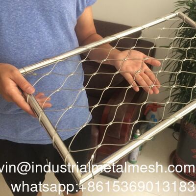 Mạng lưới chuồng chim bằng dây cáp thép không gỉ cỡ lớn ngoài trời