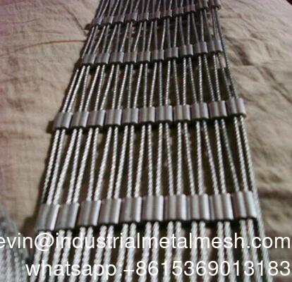 Dải cáp dây thép thép không gỉ dệt bằng tay 304/316 linh hoạt