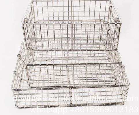 French Chip Frying Servings Stainless Steel Wire Mesh Basket