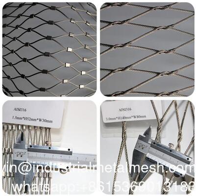 316 Marine Grade Safety Net cho kiến trúc hàng rào thép không gỉ