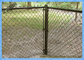 Tấm hàng rào liên kết chuỗi thép mạ vàng 5 feet Galfan, hàng rào dây xích