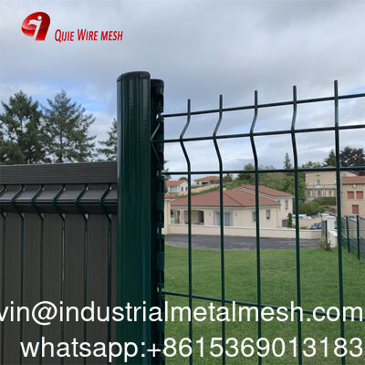 High Quality Outdoor PVC Coated Welded 3D Curved Wire Mesh Fence Garden Fence 3D Fence