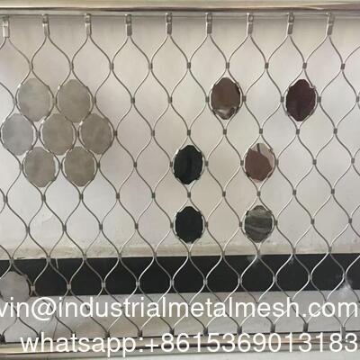 Lưới cáp thép không gỉ đường kính 2 MM cho bảo vệ gấu mèo và khỉ