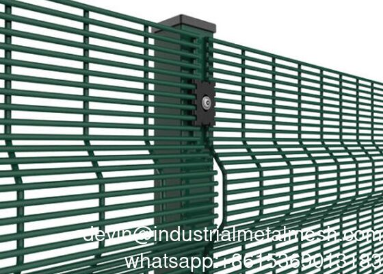 An ninh cao 358 chống leo lên chống cắt Clear-Vu lưới hàng rào Heavy Duty trang trí hàng rào