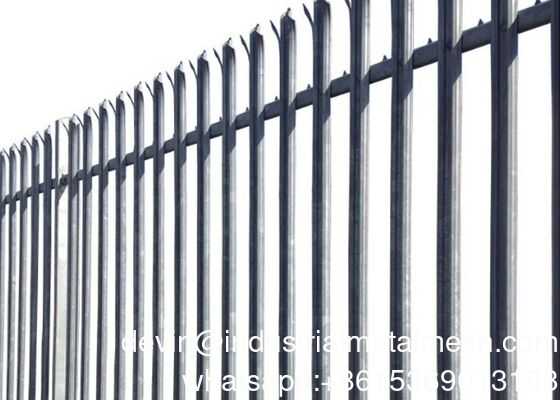 Metal Palisade hàng rào D và W hình dạng hàng rào an ninh hệ thống