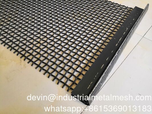 Lưới thép dệt vuông có carbon cao, lưới màn hình khai thác để khai thác