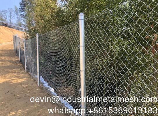 Cổng hàng rào liên kết chuỗi được sử dụng giá rẻ hiện đại với hàng rào liên kết chuỗi kinh tế