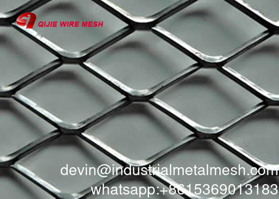 Đơn vị Aluminium mở rộng kim loại / kim cương lưới nhẹ cho trang trí tường bên ngoài