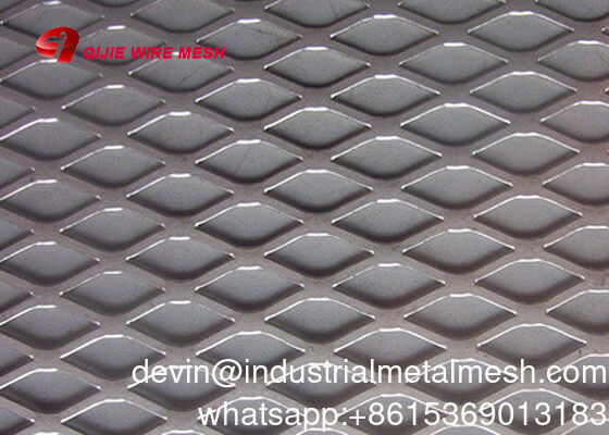 Đơn vị Aluminium mở rộng kim loại / kim cương lưới nhẹ cho trang trí tường bên ngoài