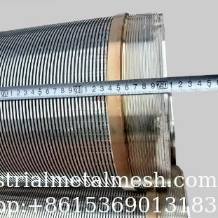 S32750 18S/Q35-12mm Profile Full Welded Wedge Wire Screen
