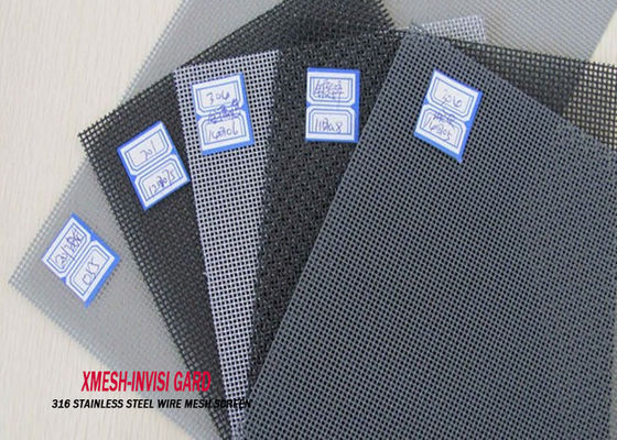 Màn hình cửa sổ bảo vệ chống muỗi bằng thép không gỉ chống muỗi 18X14 Màu đen