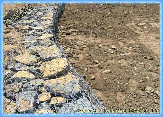 8x10cm Mở giỏ Gabion hàn được mạ kẽm nhúng nóng