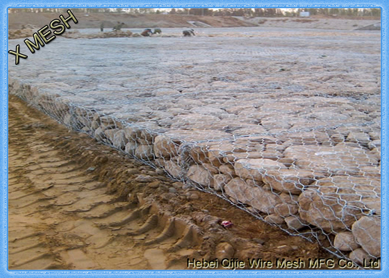 8x10cm Mở giỏ Gabion hàn được mạ kẽm nhúng nóng
