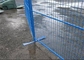 Canada hàn hàng rào nhiệt độ với các tấm phủ bột rắn neo cho các trang web xây dựng