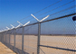 8 Foot Boundary Wall Chain Link Hàng rào Vải Pvc tráng sử dụng dây lưới