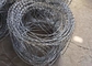 Chất liệu dây chéo và dây sắt Oem Concertina Razor Wire Anti Rust 10m / Roll