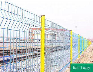 Chất Lượng Cao 50X200Mm Màn Hình Bọc PVC Chuyên Nghiệp Nếp Gấp V 3D Hàn Cong Dây Lưới Tấm Kim Loại Hàng Rào Sân Vườn