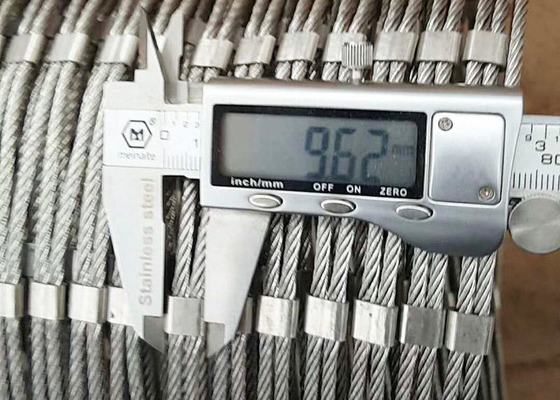 Độ dày 1,5mm SS 316 Hàng rào dây thép không gỉ Lưới dây thép không gỉ cho vườn thú