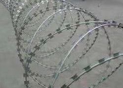 Concertina mạ kẽm nặng Razor Wire Barbed Tape Security Rào chắn