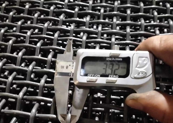 Lưới dệt bằng thép mangan có lỗ 10 mm có khả năng chống mài mòn
