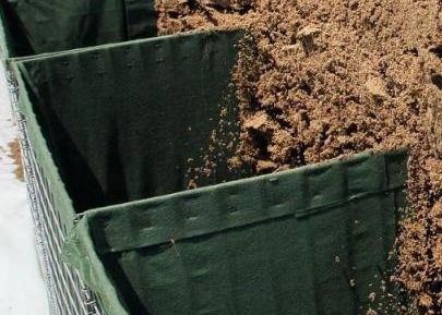 Mil 12 Phòng thủ Dây hàn mạ kẽm nhúng nóng Hesco Sand Barrier