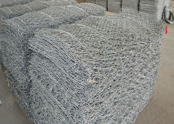 Giỏ Gabion hàn nặng 100 X 100 Mm Lưới thép không gỉ hình lục giác