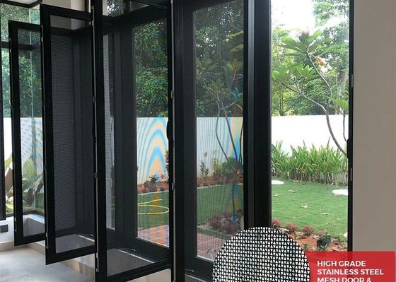 Kháng trộm bền 11mesh Stainless Steel 304 316 Đen Epoxy phủ màn hình an ninh cho cửa sổ