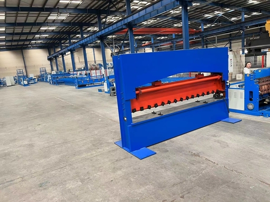 Máy uốn cong lưới sợi 3m cho các tấm hàng rào lưới cong