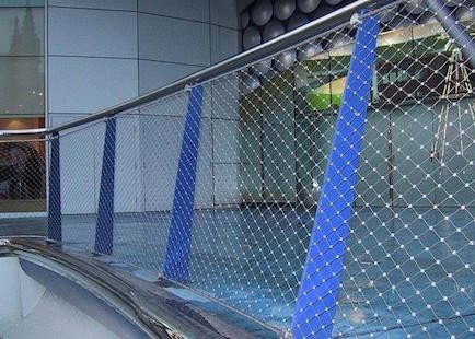Kim cương lỗ 1 2 inch 3 inch 304 316L Stainless Steel linh hoạt dây thừng dây lưới lưới