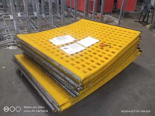 Square Polyurethane Lưới Pu Màn hình Bảng điều khiển Rung Khuôn khai thác