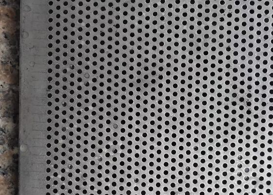 0.6mm lỗ 80mm chiều rộng thép không gỉ tấm đục lỗ tròn